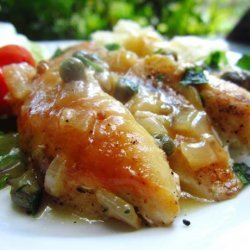 Pan Roasted Chicken Breasts With Lemon and Caper Sauce