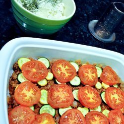 Ww Beef and Vegetable Cheese Casserole