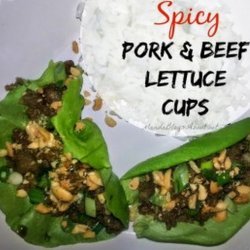 Spicy Beef in Lettuce Cups