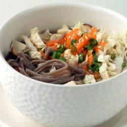 Soba Noodles with Miso Broth