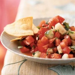 Gazpacho Salad with Tomato Vinaigrette