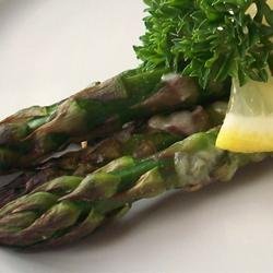 Asparagus with Parmesan Crust recipe