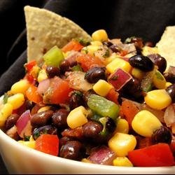 Heather's Cilantro, Black Bean, and Corn Salsa recipe