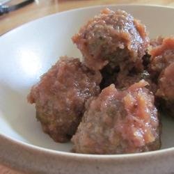 Sweet and Sour Meatballs III recipe