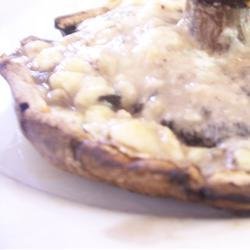 Roasted Portobello Mushrooms with Blue Cheese recipe