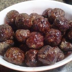 Barbecued Meatballs recipe