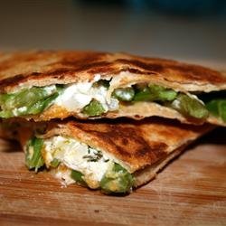 Asparagus and Goat Cheese Quesadillas recipe