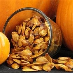 Sweet and Spicy Pumpkin Seeds recipe