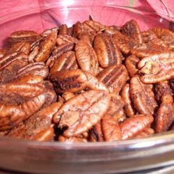 Hot and Spicy Pecans recipe