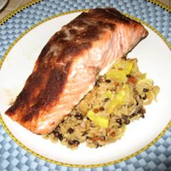 Cold Roasted Moroccan Spiced Salmon recipe