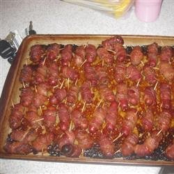 Bacon Wrapped Hotdogs recipe