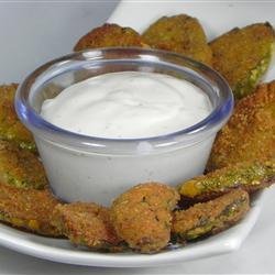 Super Easy and Spicy Fried Pickles recipe