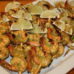 Spicy Coconut and Lime Grilled Shrimp recipe