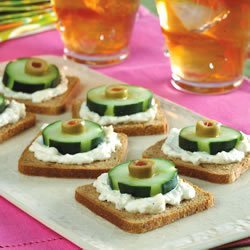 Cucumber and Olive Appetizers recipe