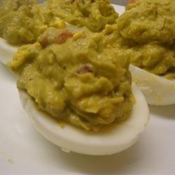 Guacamole Deviled Eggs recipe