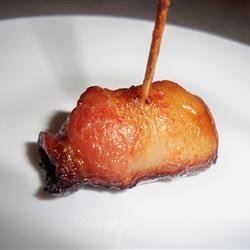 Bacon Wrapped Water Chestnuts I recipe