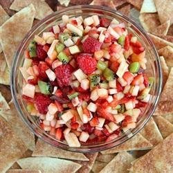Fruit Salsa and Cinnamon Chips recipe