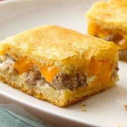 Sausage and Cheese Crescent Squares from Pillsbury recipe