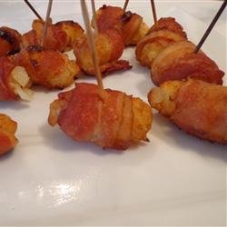 Bacon Wrapped Tater Tots recipe