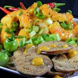 Fried Green Tomatoes with Shrimp Remoulade recipe