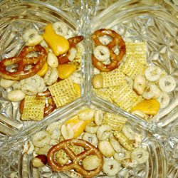 Nuts and Bolts Party Mix recipe