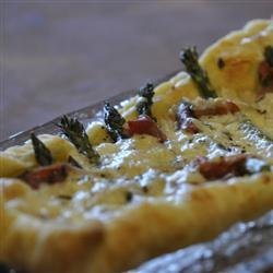 Asparagus, Prosciutto and Fontina Tart recipe