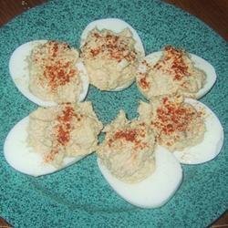 Salmon Deviled Eggs with Homemade Mayonnaise recipe