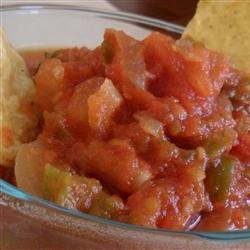 Sweet and Mild Cooked Tomato Salsa recipe