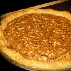 Mocha Walnut Pie recipe