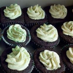 Chocolate Beer Cupcakes With Whiskey Filling And Irish Cream Icing recipe