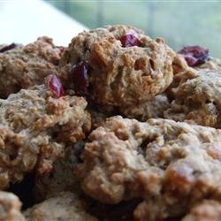 Apple-Cran-Cherry Oatmeal Cookies recipe