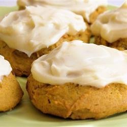 Pumpkin Cookies with Cream Cheese Frosting (The World's Best!) recipe