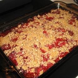Rhubarb Strawberry Cake recipe