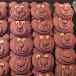 Chocolate Teddy Bear Cookies recipe