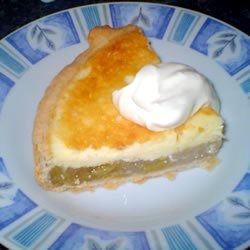 Rhubarb Cheesecake Pie recipe