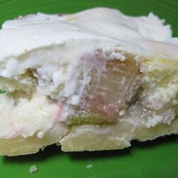Rhubarb Cheesecake Dream Bars recipe