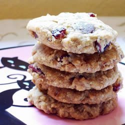 Chewy Oatmeal Cherry Toffee Crisps recipe