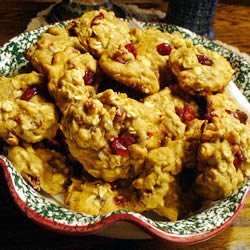 Cranberry Orange Oat Cookies recipe