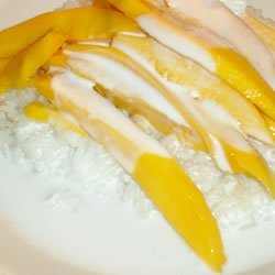 Sweet Rice and Mango recipe