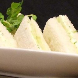 Cucumber Mint Tea Sandwiches recipe