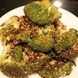 Oven-Roasted Broccoli With Parmesan (Low Fat) recipe