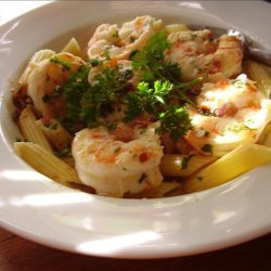Spaghetti Aglio Olio With Spicy Shrimp recipe