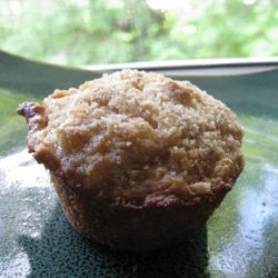 Apple Nut Cinnamon Muffins With Brown Sugar-Cinnamon Topping recipe