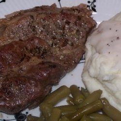 Pork Blade Steak with Garlic/Herb recipe