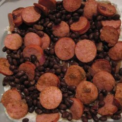 Curried Kielbasa and Black Beans recipe