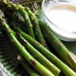 Asparagus With Lemon-Caper Dipping Sauce recipe