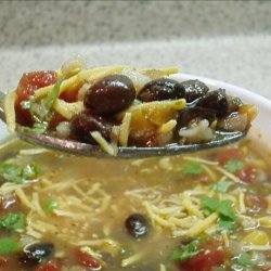 Ultimate Black Bean and Rice Soup recipe