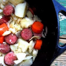 Cabbage Sausage Supper recipe