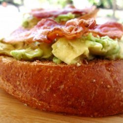 Avocado on Toast With Bacon and Maple Syrup recipe