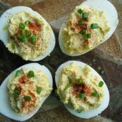 Yummy Zested Deviled Eggs recipe